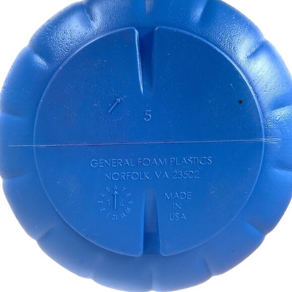 General Foam Plastics Blue Pumpkin Halloween Candy Bucket Autism Awareness - Picture 5 of 6